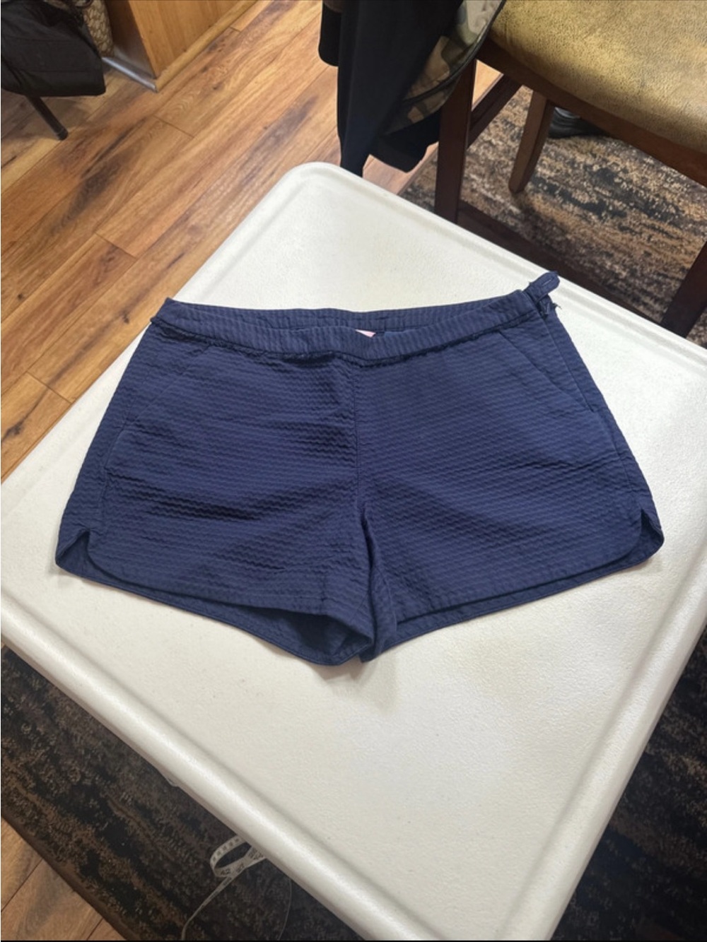 Lilly Pulitzer Women's Navy Textured Shorts